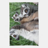 Ringstaartfamilie Theedoek (Verticaal)