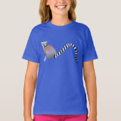 RINGSTAARTLEMUR ILLUSTRATIE T-SHIRT (Voorkant)