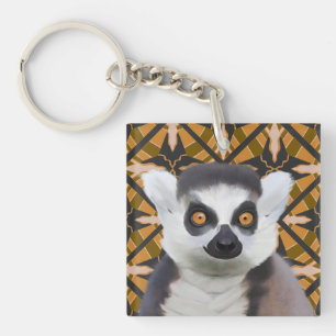 Ringstaartlemur Madagaskar Wildlife Sleutelhanger
