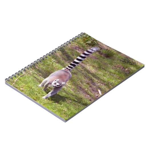 Ringstaartlemur met gras notitieboek (Linkerzijde)