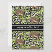 Ringstaartlemuren Madagaskar Oerwoud Party Kaart (Achterkant)
