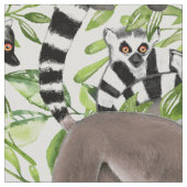 Ringstaartlemuren van Madagaskar Stof (Close Up)