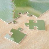 Ringstaartmaki-baby op de rug van haar moeder legpuzzel (Zijkant)