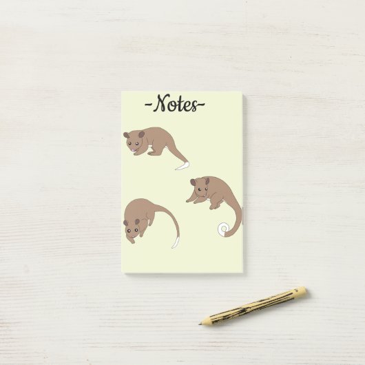 Ringstaartpossum's Post-it® Notes (Op bureau)