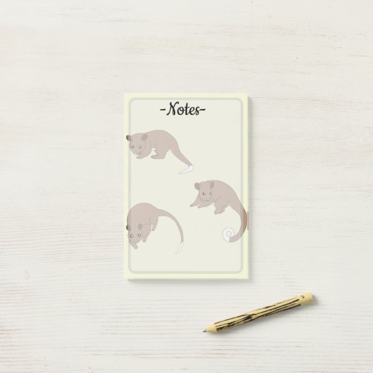 Ringstaartpossum's Post-it® Notes (Op bureau)