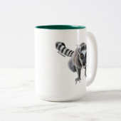 Ringtail Lemur - 15oz Keramische Mok (Voorkant rechts)