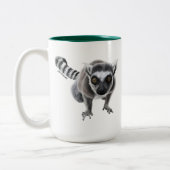 Ringtail Lemur - 15oz Keramische Mok (Links)