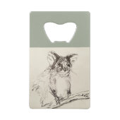 Ringtail Possum Australië Creditkaart Flessenopener (Voorkant)