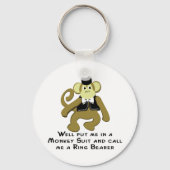 Ringtoonder/aap Sleutelhanger (Voorkant)