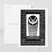 Ringuil (Owl) (1914) - Samuel Jessurun de Mesquita Briefkaart (Voorkant / Achterkant)