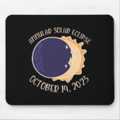 Ringvormige zonsverduistering 14 okt muismat (Voorkant)