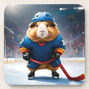 "Rink Rookie: het cavia ijshockeyproefkonijn" Bier Onderzetter