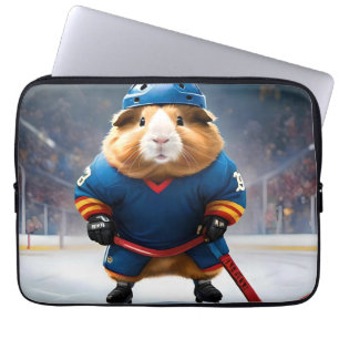 Rink Rookie: het ijshockey cavia Laptop Sleeve