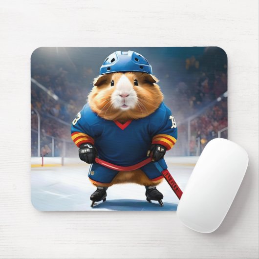 Rink Rookie: het ijshockey cavia Muismat (Met muis)