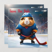 Rink Rookie: het ijshockey cavia Save The Date (Voorkant / Achterkant)