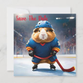 Rink Rookie: het ijshockey cavia Save The Date (Voorkant)