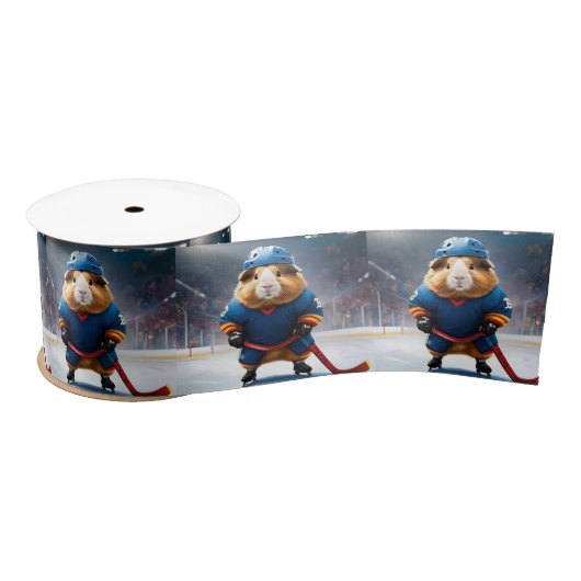 "Rink Rookie: The Ice Hockey Guinea Pig" Satijnen Lint (Spoel)