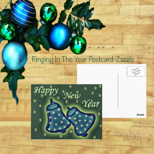 Rinkelen in het jaar briefkaart