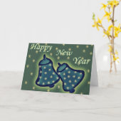 Rinkelen in het jaar kaart (Gele Bloem)