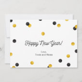 Rinkelen in het nieuwe jaar Bewaar de datum Save The Date (Achterkant)