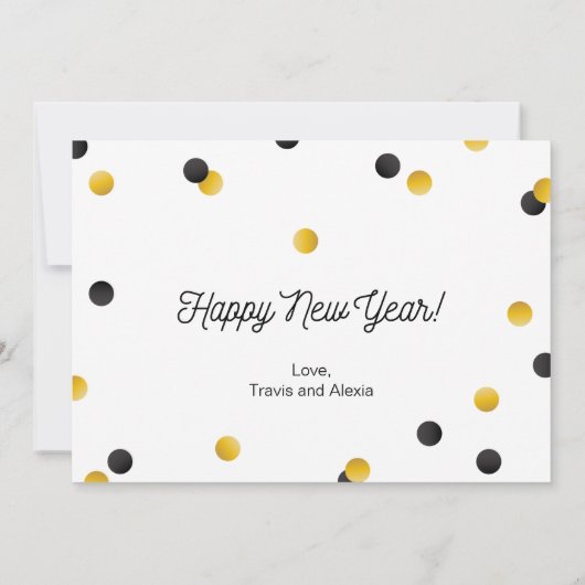 Rinkelen in het nieuwe jaar Bewaar de datum Save The Date (Achterkant)