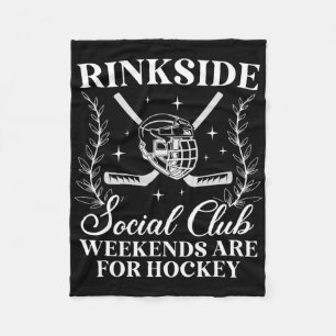 Rinkside Social Club IJshockey Moeder Van Een Hock Fleece Deken