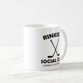 Rinkside Social Club Moederdag Gift Hockey Mam Koffiemok (Voorkant rechts)