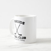 Rinkside Social Club Moederdag Gift Hockey Mam Koffiemok (Voorkant links)