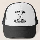 Rinkside Social Club Moederdag Gift Hockey Mam Trucker Pet (Voorkant)