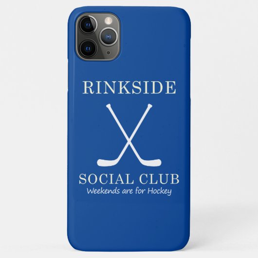 Rinkside Social Club: Weekend voor Hockey Mama Case-Mate iPhone Case (Achterkant)