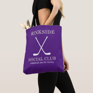 Rinkside Social Club: Weekend voor Hockey Mama Tote Bag
