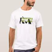 Rinnell Pet Army T-shirt met stencil en dieren (Voorkant)