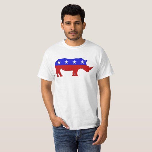 RINO-partij T-shirt (Voorkant volledig)