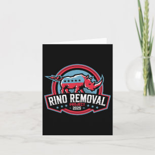 Rino Removal Project RRRP Grappig Trump Conservati Kaart