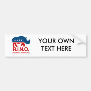 RINO - Republikein, alleen in naam.png Bumpersticker