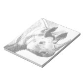Rino Rhinoceros Pencil Tekening schets Notitieblok