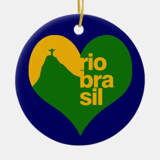 rio 2014 brasil keramisch ornament (Voorkant)