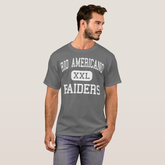 Rio Americano - Raiders - High - Sacramento T-shirt (Voorkant volledig)