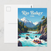 Rio Baker, Chilië Briefkaart (Voorkant / Achterkant)