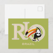 Rio Brazilië Feestdagenkaart (Voorkant / Achterkant)