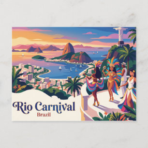 Rio Carnaval Brazilië Briefkaart