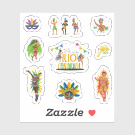 Rio Carnaval-Stickers Sticker