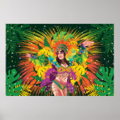 Rio Carnival Dancer Poster (Voorkant)