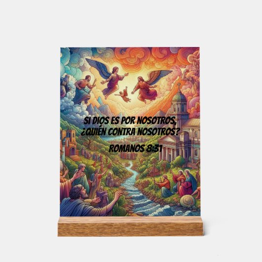 Río Celestial Acryl Bord (Voorkant)