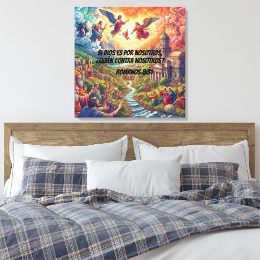 Río Celestial Canvas Afdruk (Insitu (Slaapkamer))