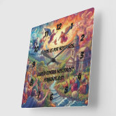 Río Celestial Vierkante Klok (Hoek)