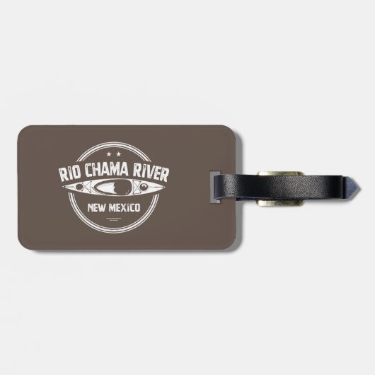 Rio Chama, New Mexico Kayaking Bagagelabel (Achterkant horizontaal)