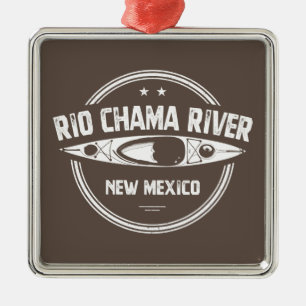 Rio Chama, New Mexico Kayaking Metalen Ornament