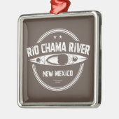 Rio Chama, New Mexico Kayaking Metalen Ornament (Links)