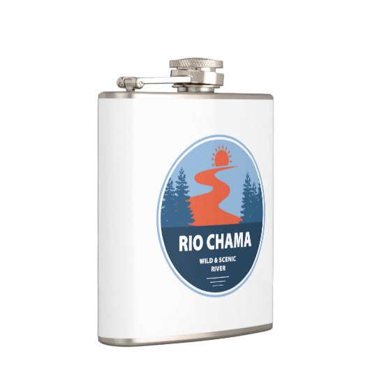 Rio Chama Wild en de Schilderachtig rivier New Mex Heupfles (Rechts)